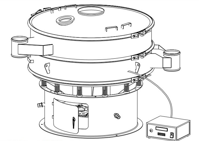超声波振动筛外观图