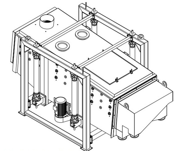 方型摇摆筛外观图