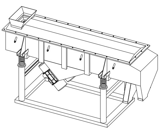 直线振动筛外观图